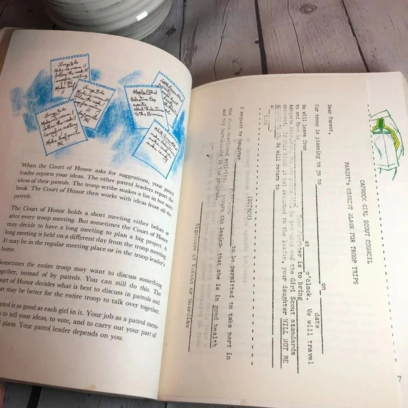 vintage 1967 Girl Scouts of America JUNIOR handbook - Picture 8 of 8